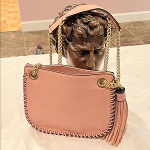 Elegant Pink Chain Strap Women's Bag